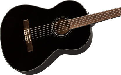 Fender CN-60S Nylon String Classical Guitar, Walnut FB - Black
