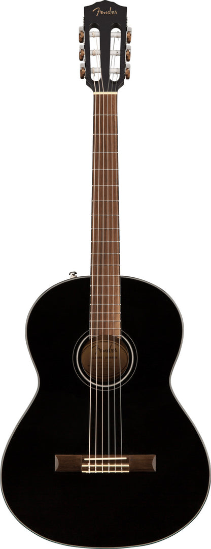 Fender CN-60S Nylon String Classical Guitar, Walnut FB - Black