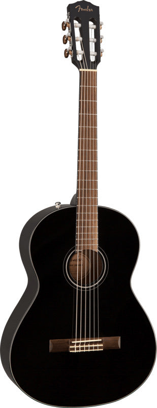 Fender CN-60S Nylon String Classical Guitar, Walnut FB - Black