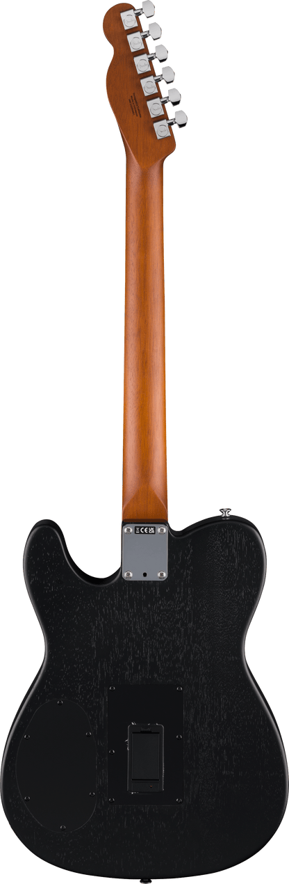 Fender Acoustasonic Standard Telecaster Electric Guitar, Rosewood Fretboard,Black