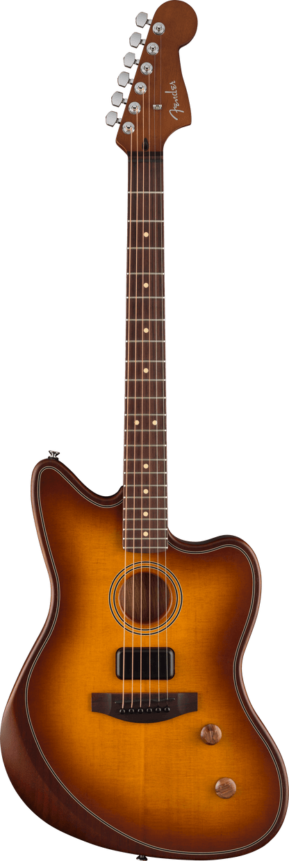 Fender Standard Acoustasonic Jazzmaster Guitar, Rosewood Fretboard, Honey Burst