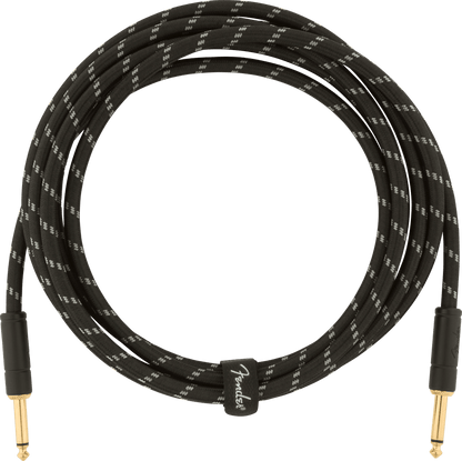 Fender Deluxe Series Instrument Cable, 10ft,  Black Tweed