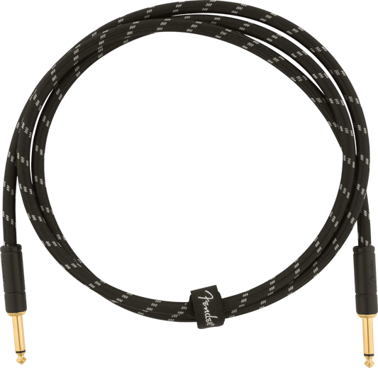 Fender Deluxe Series Instrument Cable, 5ft, Black Tweed