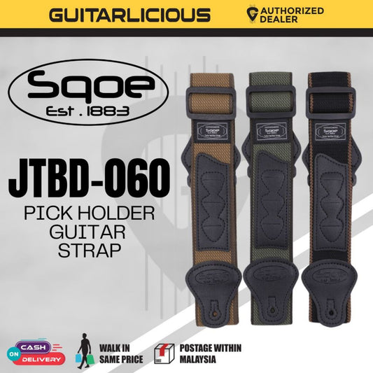 Sqoe JTBD-060 Pickholder Guitar Strap