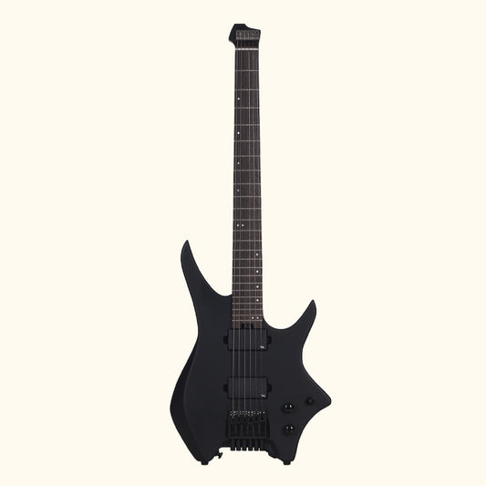 HILS NEXT HN3 Headless Electric Guitar - Satin Black (2)