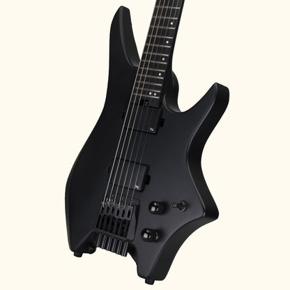 HILS NEXT HN3 Headless Electric Guitar - Satin Black (3)