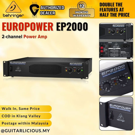 Behringer Europower EP2000 2-channel Power Amplifier ( EP-2000 / EP 2000 )