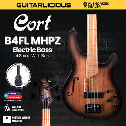 Cort B4FL MHPZ Bass Guitar
