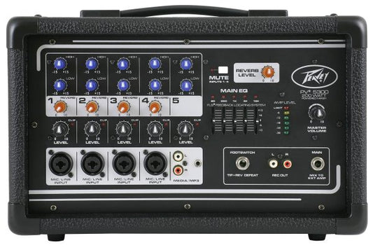 Peavey PV 5300 - Five Channel, 200 Watt Powered Mixer