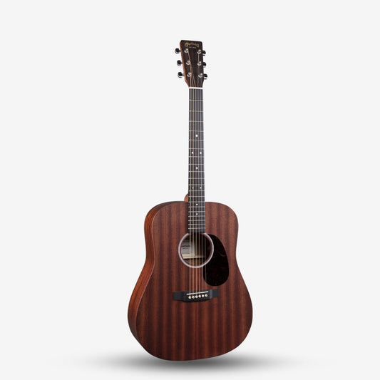 Martin D-10E Sapele Road Series Dreadnought Acoustic-Electric Guitar, Full Solid Sapele Fishman® MX-T Preamp D10E-SAP / D 10E