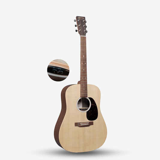 Martin D-X2E Mahogany Dreadnought X Series Solid Spruce Top Acoustic-Electric Guitar With Fishman® Mx Preamp (11DX2E-02)