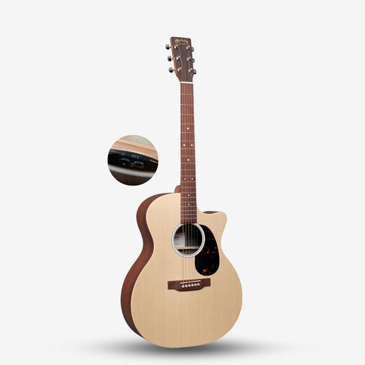 MARTIN GPC-X2E Grand Performance MAHOGANY, Solid Sitka Spruce Top Acoustic-Electric Guitar w/ Fishman MX ( GPCX2E GPC )