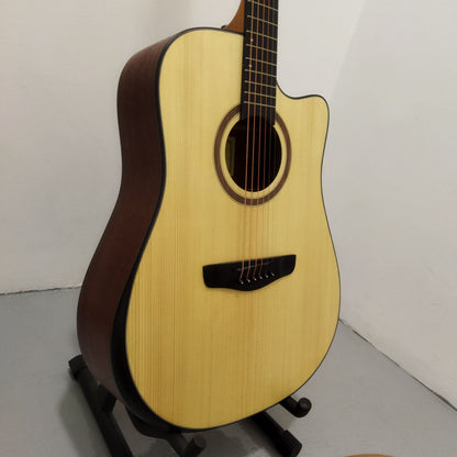 Deviser 41 inch Acoustic Guitar with Armrest - All Natural ( LS-560-41 / LS560 / LS 560 )