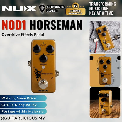 NUX NOD1 Horseman Overdrive Effects Pedal ( NOD-1 )