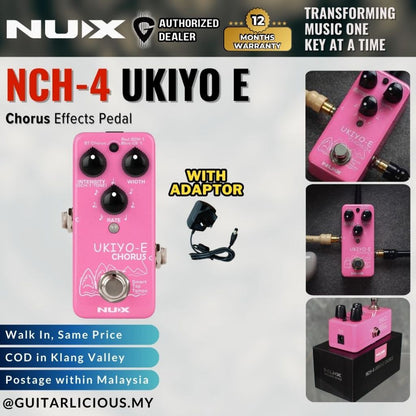 NUX NCH-4 Ukiyo E Chorus Effects Pedal ( NCH4 )