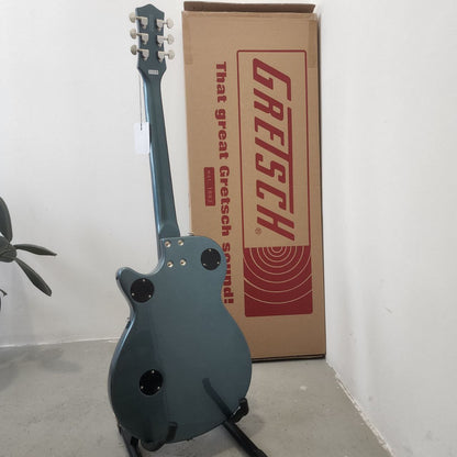 Gretsch G2210 Streamliner Junior Jet Club Electric Guitar, Laurel FB, Gunmetal (G21-280-5400-568)