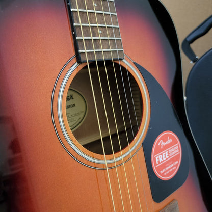 Fender CD-60 Dreadnought V3 Acoustic Guitar w/case, Walnut FB , Sunburst (CD60 / CD 60)