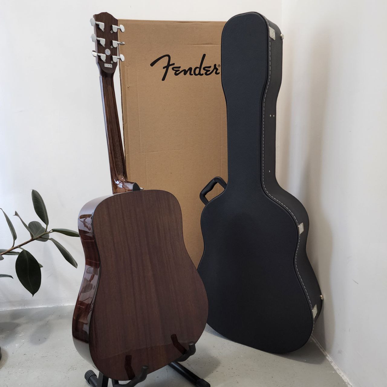 Fender CD-60 Dreadnought V3 Acoustic Guitar , Walnut FB , Sunburst
