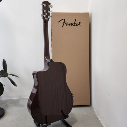 Fender CD-60SCE Dreadnought Acoustic Guitar with Active PIck Up, Walnut FB, Natural (CD60SCE / CD-60E / CD60E )