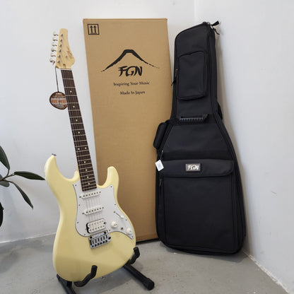 FUJIGEN FGN JOS2TDR J-Standard Odyssey Series (HSS) Stratocaster w/ tremolo Electric Guitar, Rosewood FB (Made In Japan) - Ivory