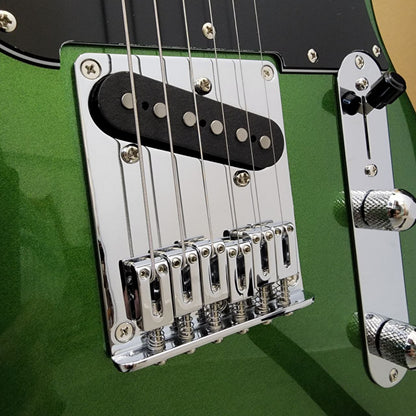 Fujigen FGN BIL2M Boundary Lliad Series (BLS) Telecaster Electric Guitar , Maple Fb (Made In Japan) - Hyla Green Metallic