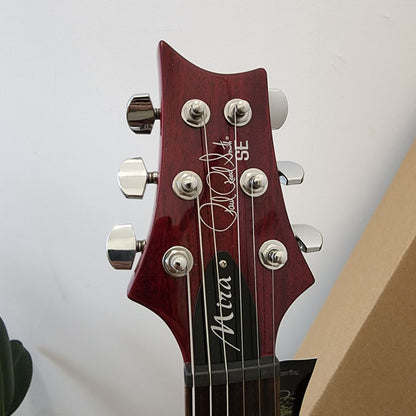 PRS SE Mira (HH) Double Humbucker Electric Guitar With Gig Bag - Vintage Cherry ( PRS-Mira / SE--MIRA )