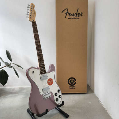 Squier by Fender Affinity Series Telecaster Deluxe Electric Guitar with Double Humbucker (HH) , Laurel FB, Burgundy Mist