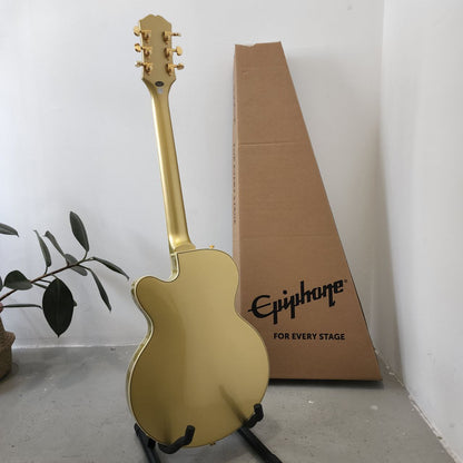 Epiphone Uptown Kat ES with Double Humbucker (HH) Semi-Hollow Electric Guitar - Emerald Green Metallic (UptownKat)