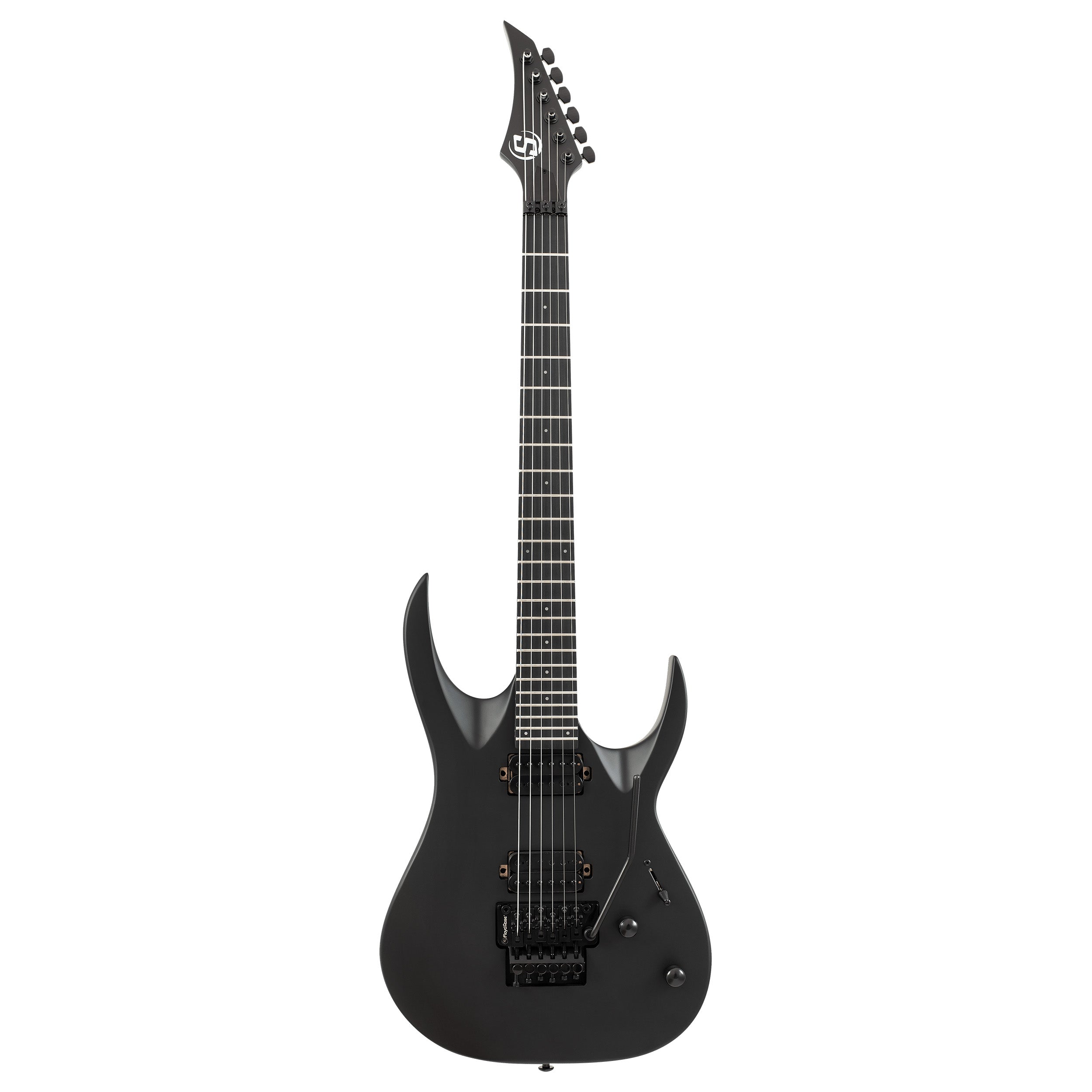 S by Solar AB4.6FRC Floyd Rose Carbon Black Electric Guitar
