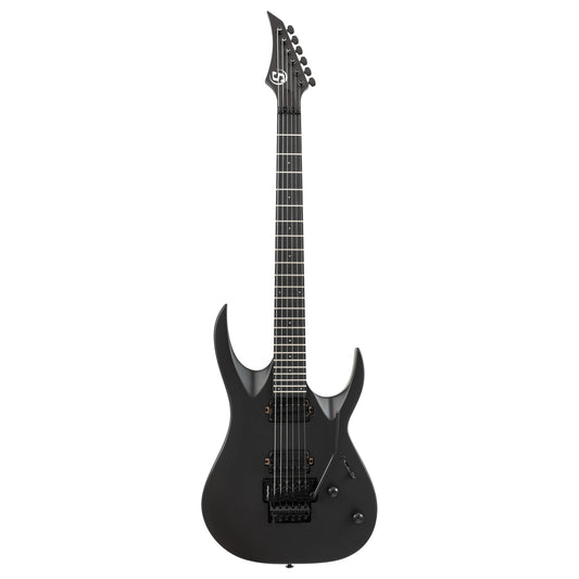 S by Solar AB4.6FRC Floyd Rose Carbon Black Electric Guitar