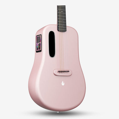 Lava Me 3 38 inch Carbon Fiber Smart Acoustic-Electric Guitar FreeBoost 2.0 Technology & Touchscreen, Bluetooth - PINK