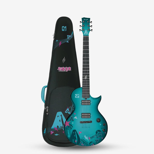 Enya Nova Go Sonic Hatsune Miku Edition Carbon Fiber composite Electric Guitar w/ Built In Speaker