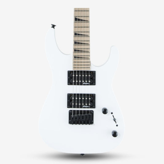 Jackson JS Series Dinky Minion JS1X Electric Guitar, Maple FB, White   ( Mini / JS1 X / JS1-X / JS1X-WH  )