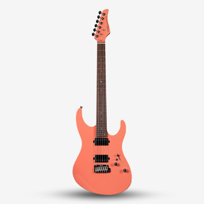 SQOE SEIB500 HH Roasted Maple Neck Electric Guitar with Tremolo ( Humbucker / SEIB 500 / SEIB-500 )