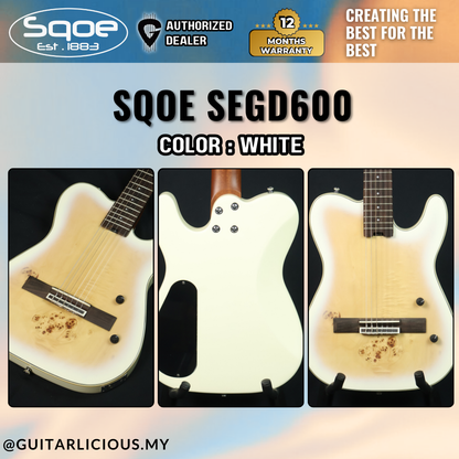 SQOE Spain SEGD600 Nylon Electric Guitar with Piezo Pickups ( SEGD / SEGD-600 / SEGD 600 )