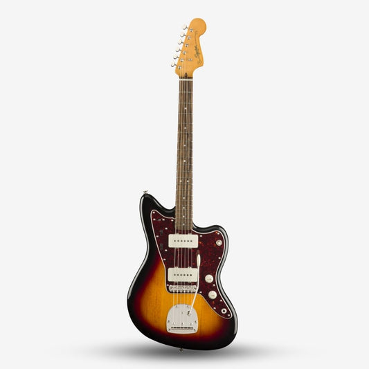 Squier Classic Vibe 60s Jazzmaster Humbucker Electric Guitar, Laurel FB, 3-Tone Sunburst ( CV60S )