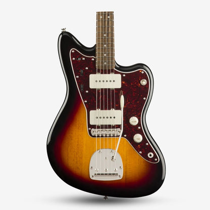 Squier Classic Vibe 60s Jazzmaster Humbucker Electric Guitar, Laurel FB, 3-Tone Sunburst ( CV60S )