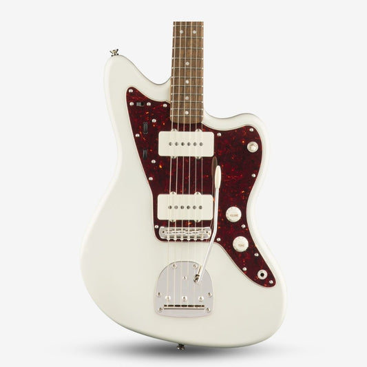 Squier Classic Vibe 60s Jazzmaster Humbucker Electric Guitar, Laurel FB, Olympic White ( CV60S )