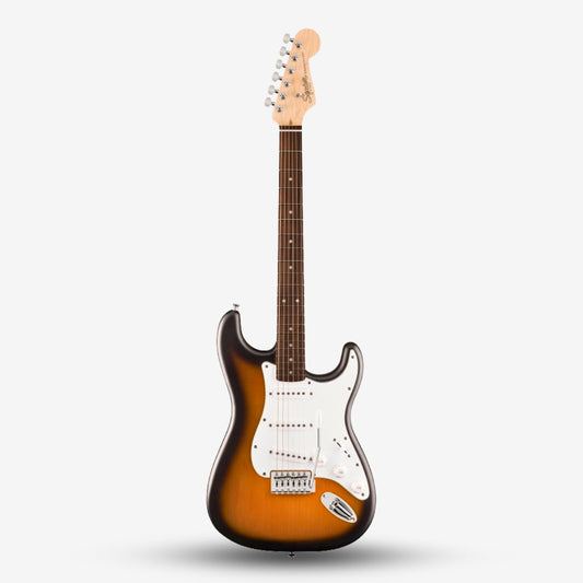 Squier Debut Series SSS Stratocaster Electric Guitar, Laurel FB - 2-Color Sunburst