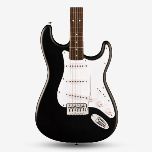 Squier Debut Series SSS Stratocaster Electric Guitar, Laurel FB - Black