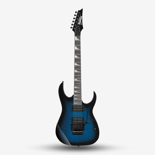 Ibanez Gio GRG320FA, Flamed Maple Art Grain Top Electric Guitar - Transparent Blue Sunburst ( GRG320FA-TBS / GRG-320 )