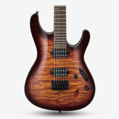 Ibanez S Series S621QM Double Humbucker Electric Guitar - Dragon Eye Burst ( S621QM-DEB / S621-QM / S-621 )