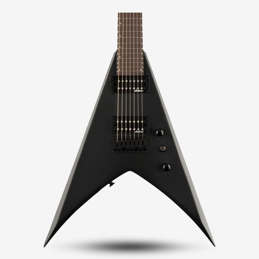 Jackson JS Series King V JS22-7 KV HT 7-String Electric Guitar, Amaranth FB - Satin Black ( JS-22 / JS 22 )