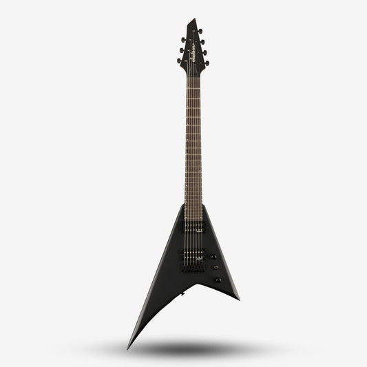 Jackson JS Series Rhoads JS22-7 RR HT 7-String Electric Guitar, Amaranth FB - Satin Black ( JS-22 / JS 22 )