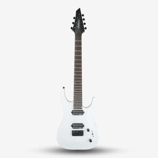 Jackson Dinky JS32-7 DKA Double Humbucker Electric Guitar, Amaranth FB - Snow White ( JS32 7 Strings )