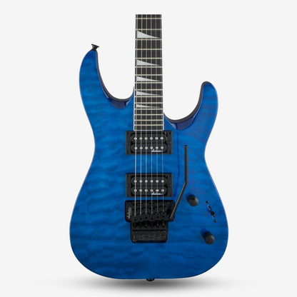 JACKSON JS Series Dinky Arch Top JS32Q DKA Electric Guitar with TREMOLO , Amaranth FB - Transparent Blue ( JS32Q-BL )