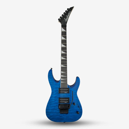 JACKSON JS Series Dinky Arch Top JS32Q DKA Electric Guitar with TREMOLO , Amaranth FB - Transparent Blue ( JS32Q-BL )