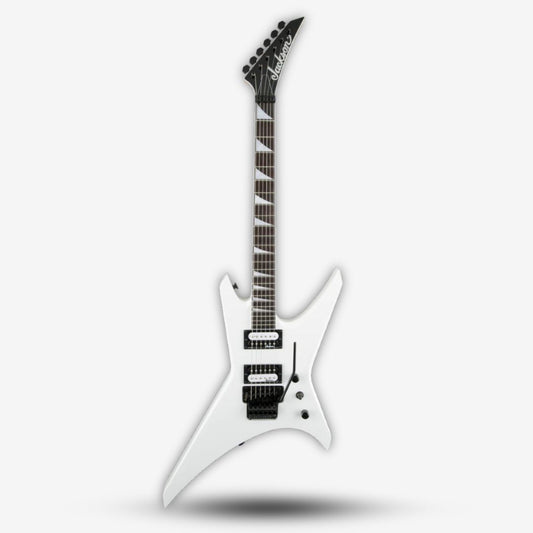 Jackson JS Series Warrior JS32 Electric Guitar, Amaranth FB - Snow White