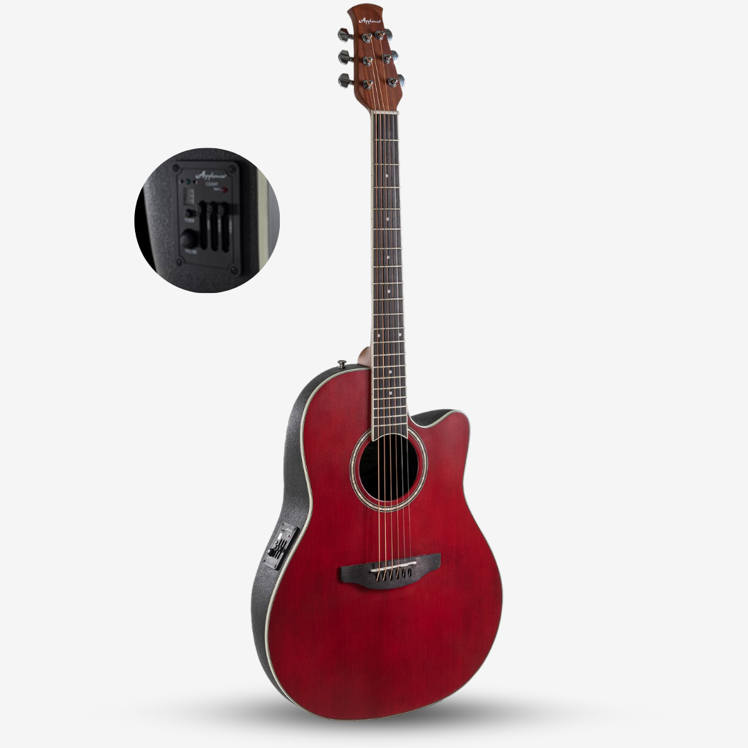 Ovation Applause E-Acoustic Guitar CS Mid Cutaway - AB24-5S Ovation Applause E-Acoustic Guitar CS Mid Cutaway - AB24-5S