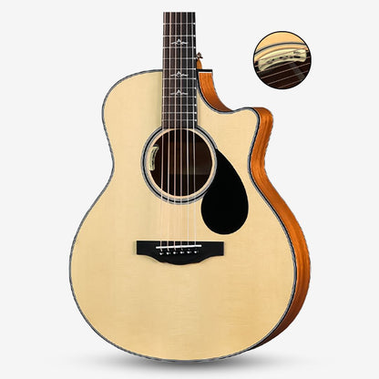 Kepma FC Mini SM Elite Series 36” Solid Top Travel Acoustic Guitar with Pickup ( FCe Mini-SM )